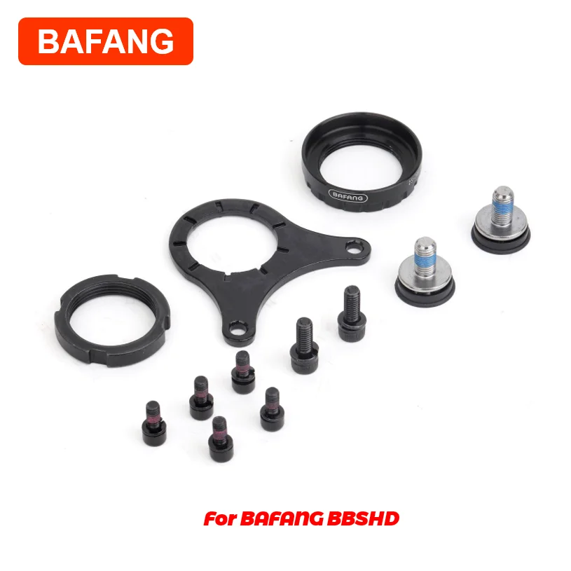 Bafang 8FUN Mid Motor Kits Mounting Part BBS01B BBS02B BBSHD 68MM 73MM 100MM 120MM Bracket Bottom Installation Screw Nut Gasket