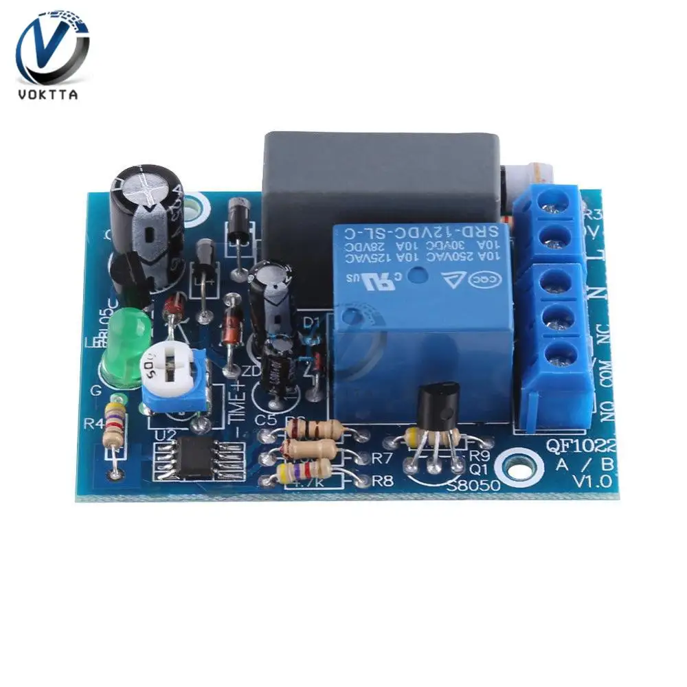 AC 220 0-10S 0-10M 0-100M 0-10H Timer relè interruttore di ritardo ingresso/uscita ritardo interruttore modulo temporizzazione regolabile scheda di spegnimento