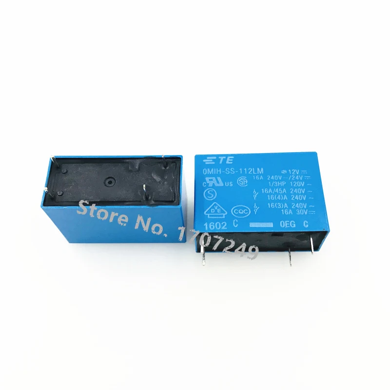 Free Shipping 10PCS New Original TE OEG Relay OMIH-SS-112LM 12VDC OMIH-SS-124LM 24VDC a group of normally open 4Pin 16A 240VAC