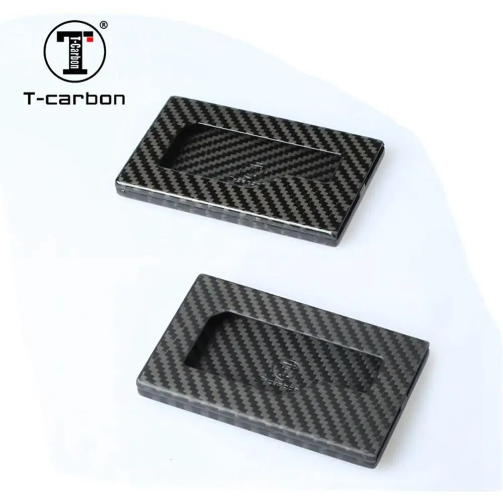 T-carbon manufacturer carbon fibre custom money clip credit card holder