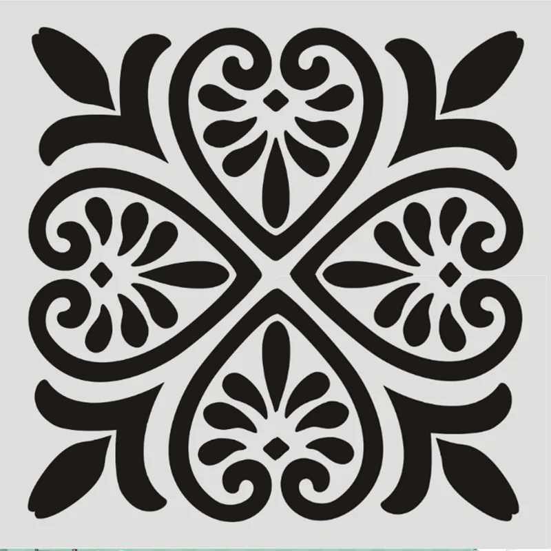 30*30 cm diy craft mandala wzornik do drzeworytu malowanie, księga gości wall art tłoczenie dekoracji album papier krepowany karty — zdjęcie 3