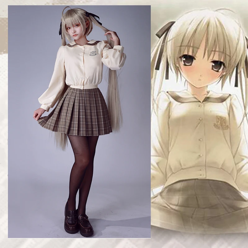 

In stock！ Kasugano Sora Cosplay Anime Yosuga no Sora Japanese School Uniform Daily Women Costume A