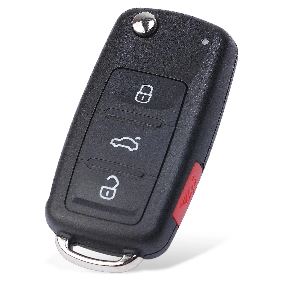 

Keyecu 5K0837202BP NBGFS93N 4 Buttons 315Mhz ID48 Chip Keyless-go Smart Remote Car Key Fob for VW Jetta Passat 2012-2019