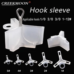 50pcs/lot Light Weight Accessories with Slots Sleeves Tool Durable Protector Caps Fishing Hollow Out Hook Cover Safety Treble