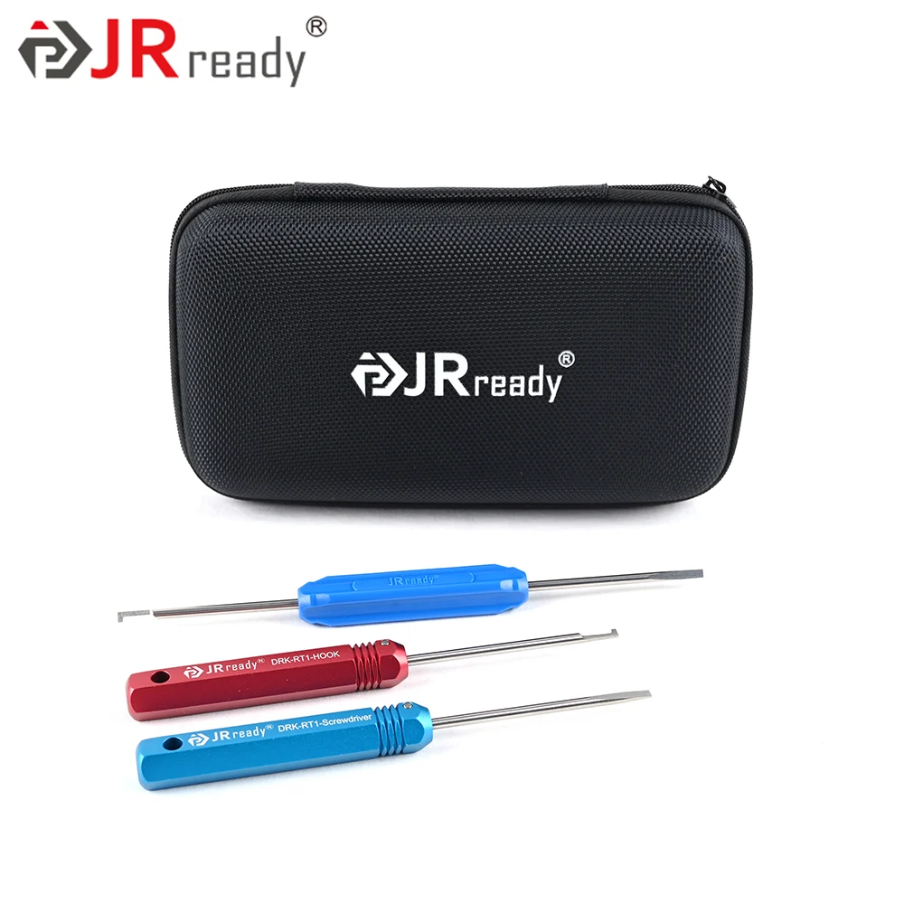 JRready KIT: DRK-RT1 & DRK-RT1 Hook & Screwdriver (DT-RT1) Extraction Tool For DT DTM DTP Connectors Home Maintenance ST5210