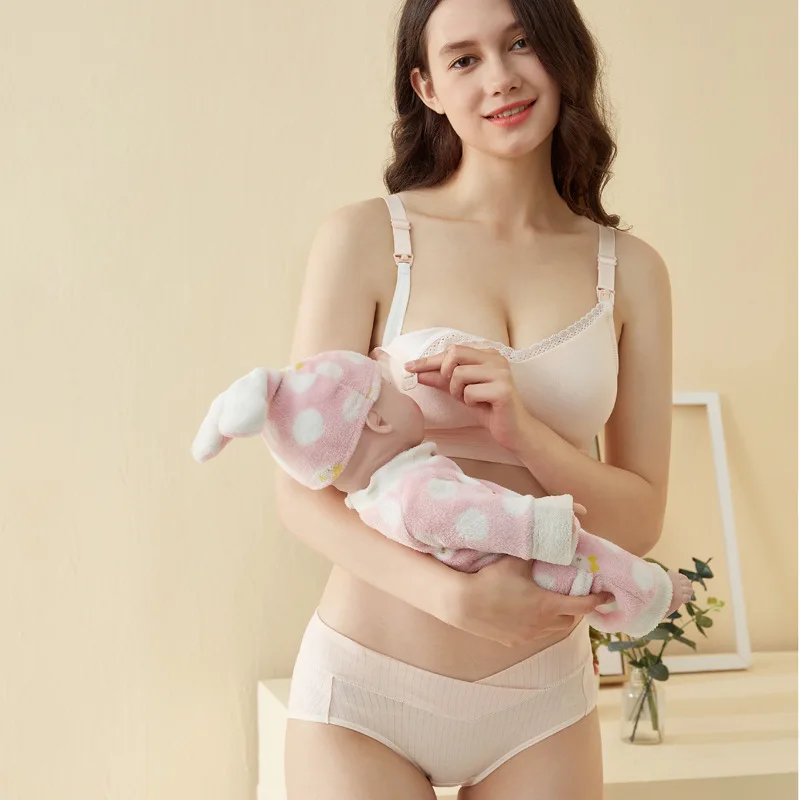 

Nursing Bra Breast Feeding Maternity Full Coverage Breastfeeding Clothes High Quality Pregnancy Pregnant Panties Suit