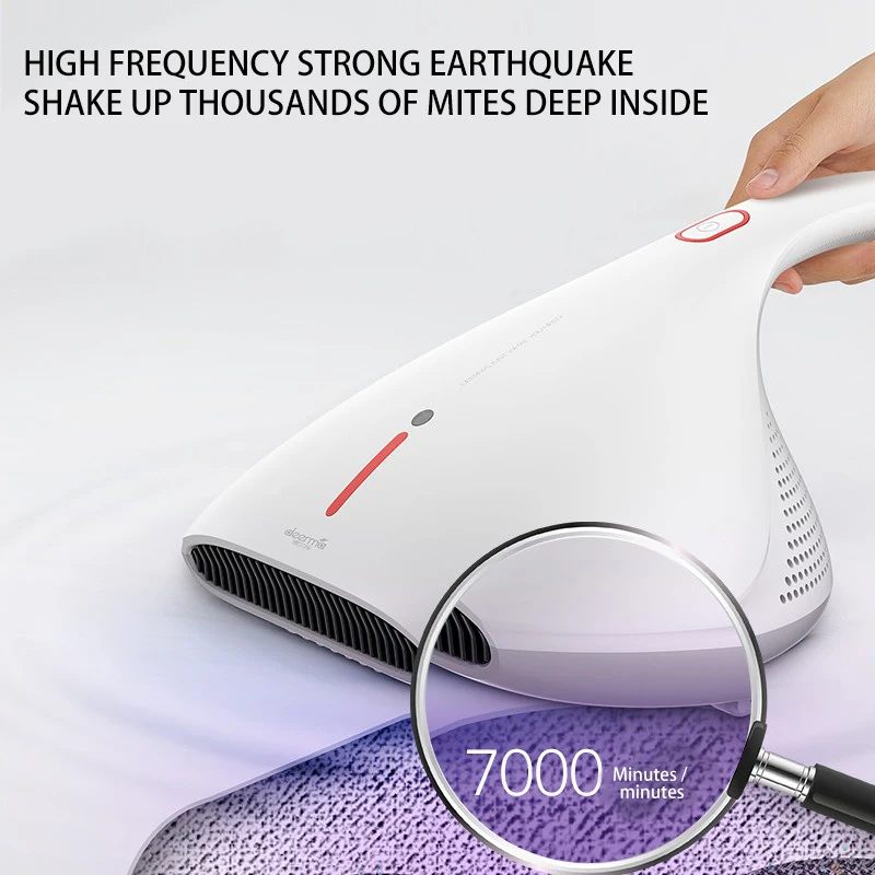 Original Deerma CM800 Mites Vacuum Cleaner Handheld Light And Heat Shock UV Lamp Remove Mites Strong Suction Cleaner Instrument