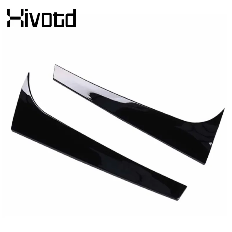 For Skoda Kodiaq / Karoq Car Rear Window Side Spoiler Wing Gloss Black Decoration Trim Strip Parts Exterior Styling Accessories