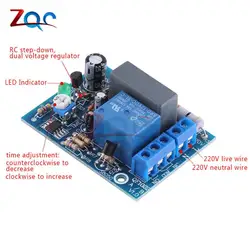 0-10S 0-10M 0-100M 0-10H Timer Relay Delay Switch Input/Output Delay Off Switch Module Adjustable Timing Turn Off Board  AC 220