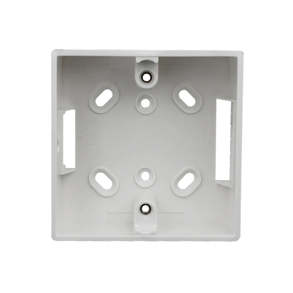 86 Bottom Box Wall Switch Socket Dark Box White Type Switch Socket Base Outfit Junction Box Surface Mount