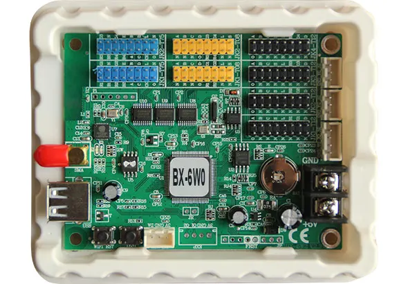 BX-6W0 Wifi Supporto Del Controller di Trasmissione di Cinese E Inglese Mongoli Ebraico E Arabo per Il Grande Schermo a Led