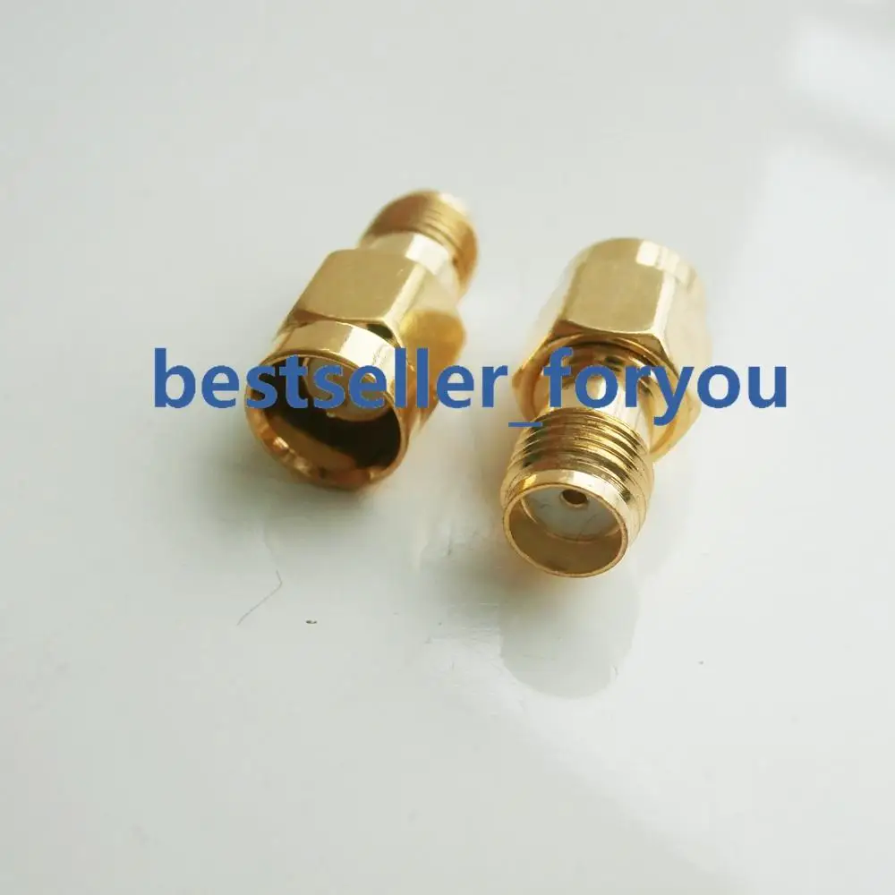 1Pcs Sma Connector Female Plug Centrum Naar Quick Sma Connector Man Geen Schroef Push Op Rf Adapter