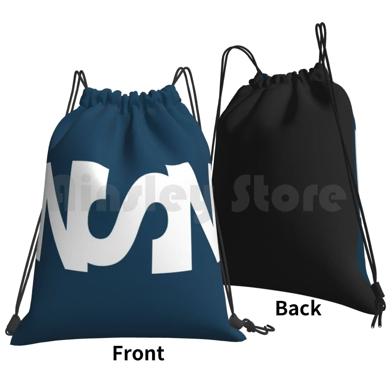 Non-Stop Merch Backpack Drawstring Bags Gym Bag Waterproof Nsn Non Stop Gmod Gaming Garrys Mod Steam Darkrp Merz Non Fun