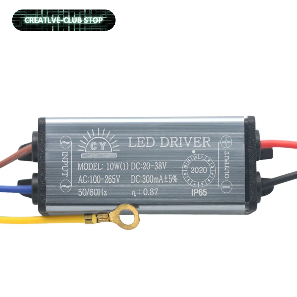 Wodoodporne oświetlenie transformatory 10W 20W 30W 50W 70W LED sterownik Adapter do zasilacza do taśmy światła kamera telewizji przemysłowej