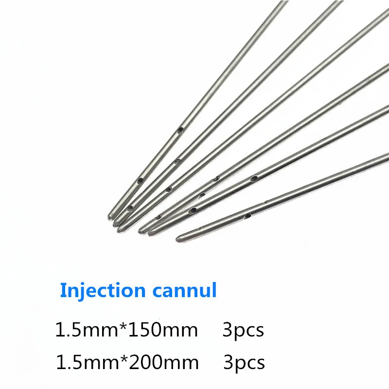 Liposuction Cannulas Fat Aspiration Needles Set Infiltration Cannulas Liposuction Injection Needles Stainless Steel