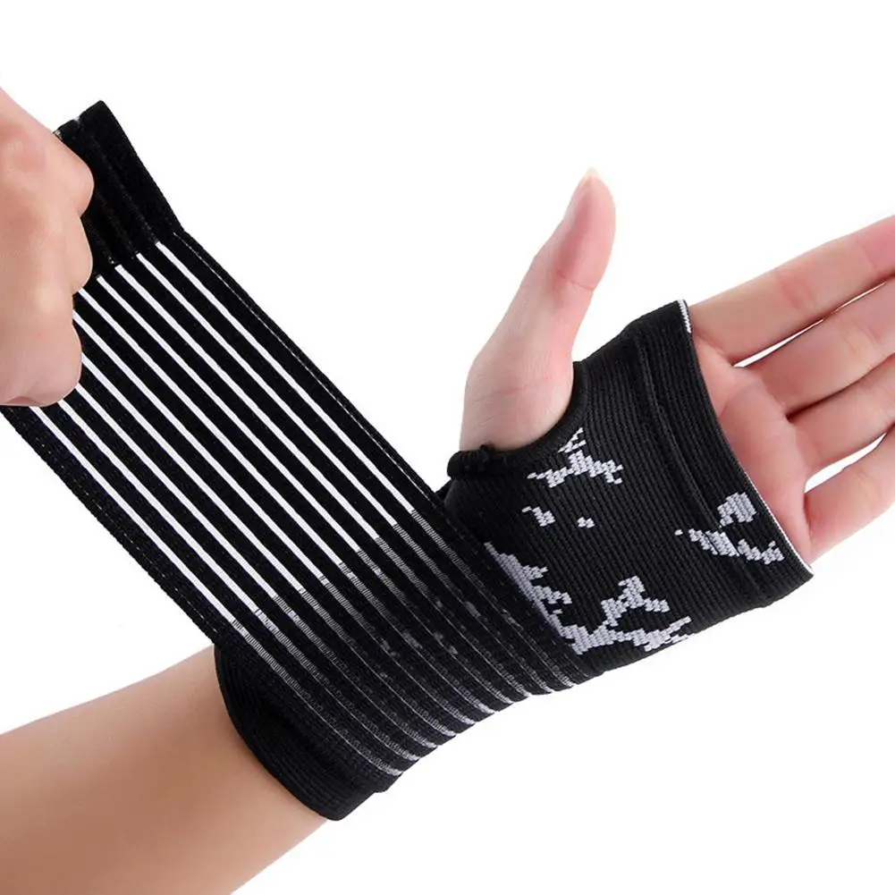 1Pcs Elastic Bandage Wrist Guard Support Arthritis Band Belt Outdoor Carpal Tunnel Hand Brace Accessories Sport Safety Wristband