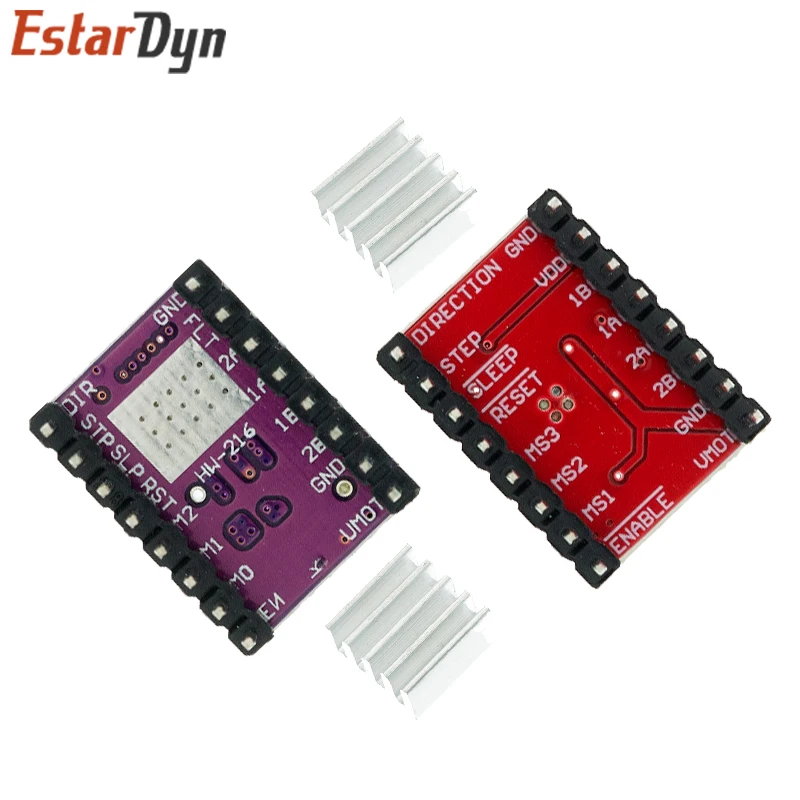 3D Printer Parts A4988 DRV8825 Stepper Motor Driver With Heat sink For SKR V1.3 1.4 GTR V1.0 RAMPS 1.4 1.6 MKS GEN V1.4 board