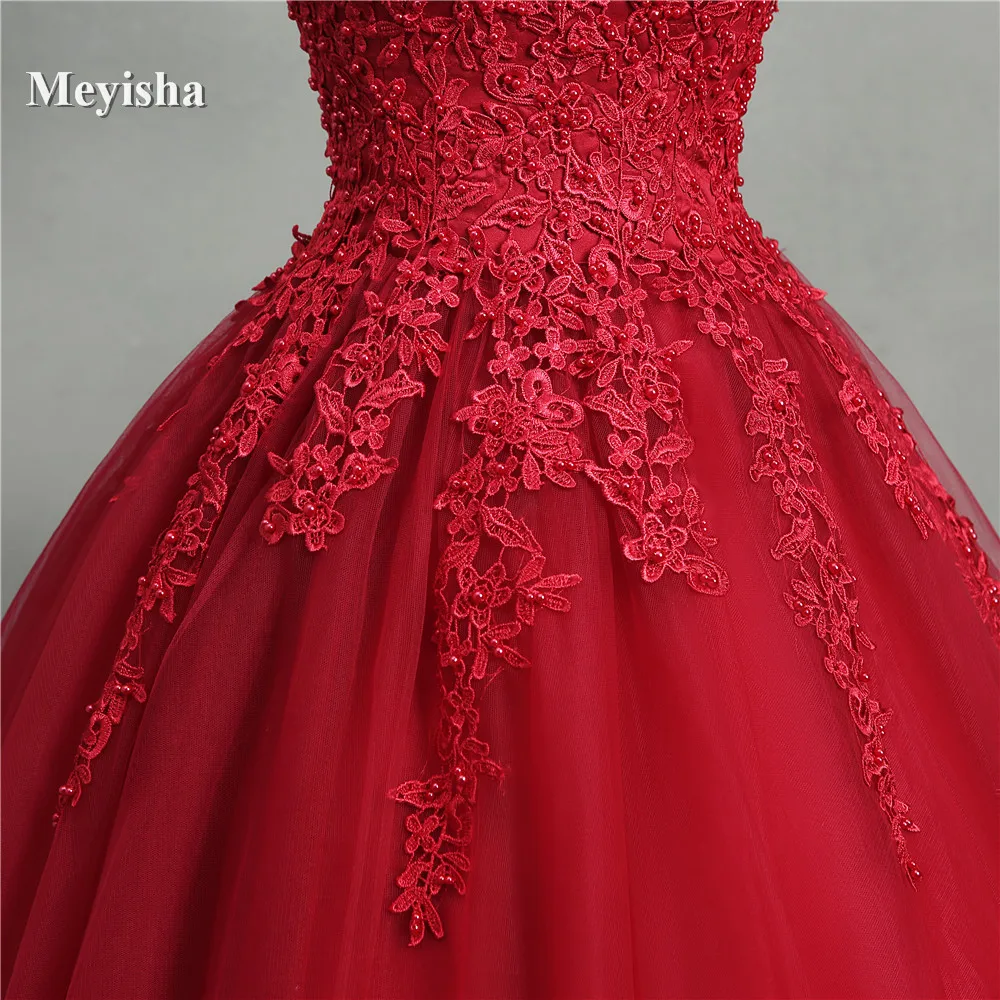 ZJ8076 Ball Gowns Sweetheart Blue Purple Red Champagne  2023 Dress for Quinceanera Dresses with Pearls Plus Size 2-26W