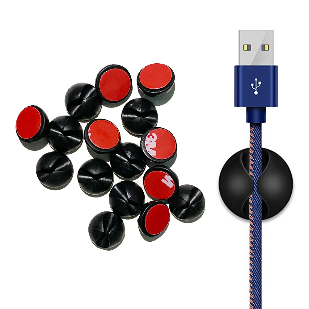 Alta Qualidade Auto Line Clips para carro, GPS, Data Line Cable, Mount Wires, Fixação Clips, Desk, Wall, USB Wire Storage, Fastener Clip Organizer