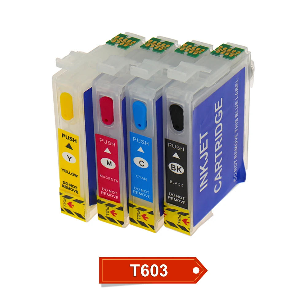 4 Colors 603XL 603 T603 Ink Cartridge With ARC Chip For Epson 603XL For Epson Expression XP-2100 XP-2105 XP-3100 XP-3105 Printer