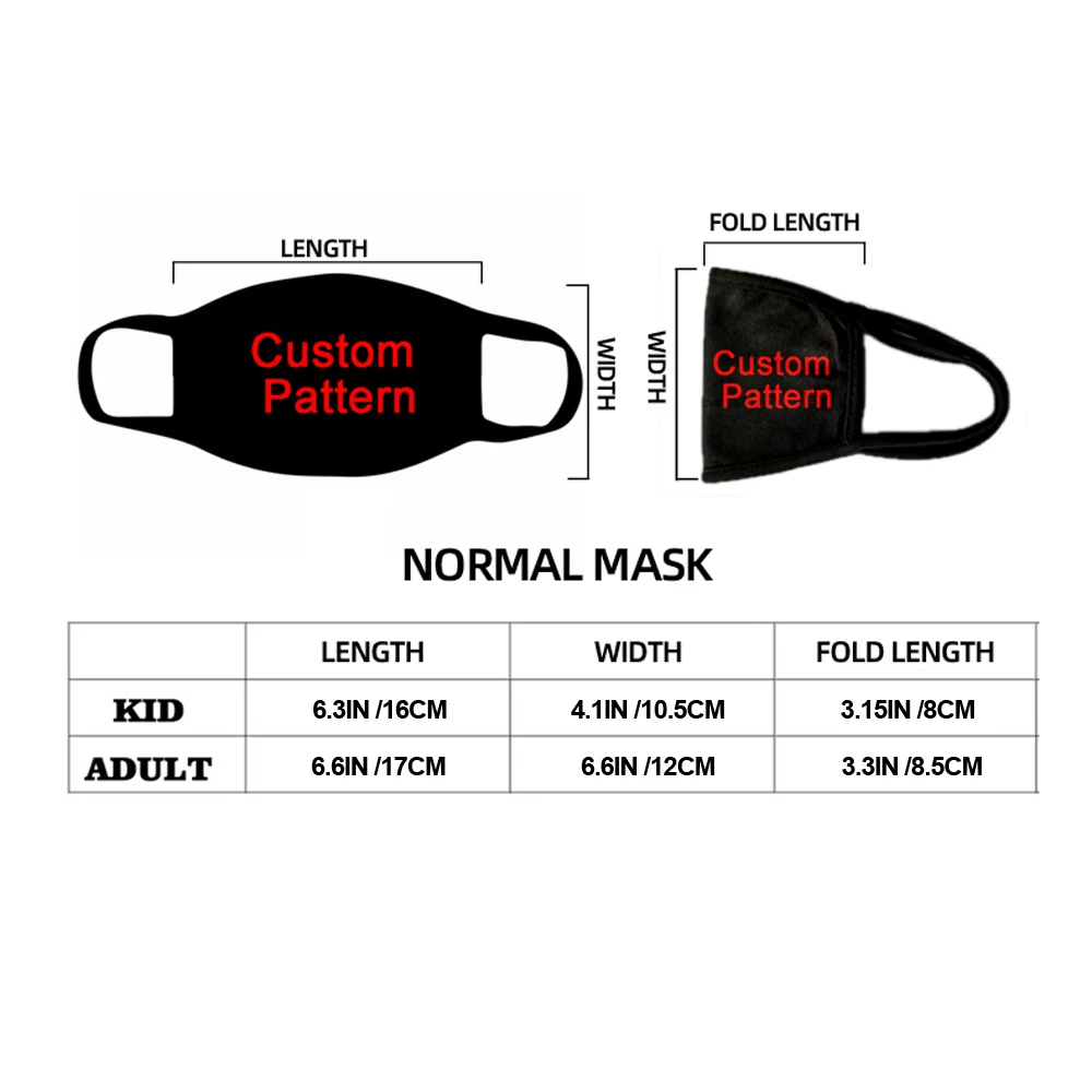 Washable Reusable Face Mouth Mask Anti Dust Cloth Fabric Protective Masks Breathable Custom Adult Facemask Masque Mascarilla