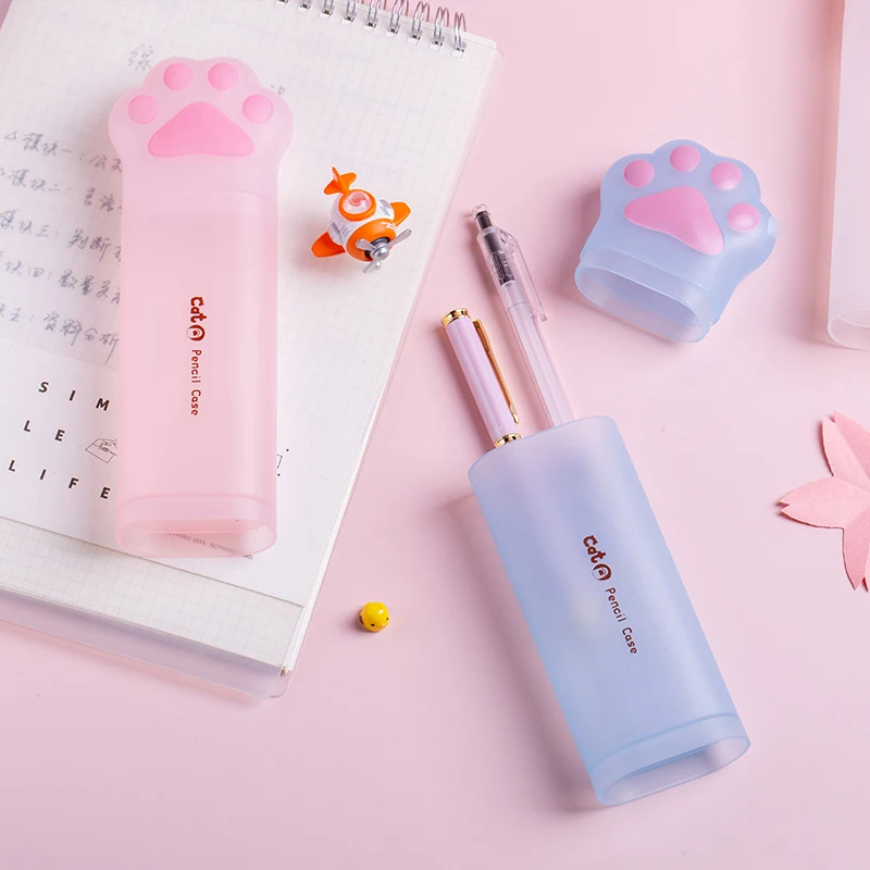 

Cat Paw Large Capacity Pencil Case Kawaii Pencilcase School Pen Case Supplies Pencil Bag School Box Pencils Pouch Stationery