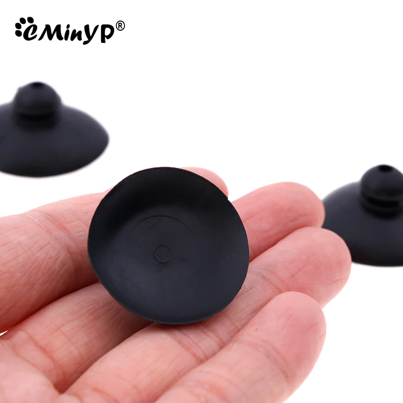 Silicone Fish Tank Suction Cup For Airline Tubing Breeding Divider 10Pcs/Lot Soft Aquarium Submersible Pump Sucker Holder Black