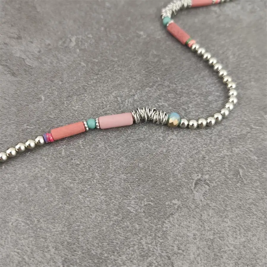 Boho Silver Beads Chain Sunglasses Chains Women Reading Glasses Cord Holder Neck Strap Rope for Eyewear Accessories