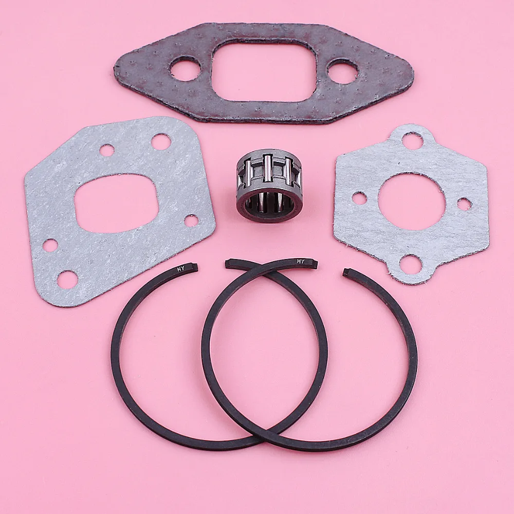Carburatore Carb guarnizione anello pistone Kit cuscinetto ad aghi per Partner 350 351 352 370 390 motosega ricambio pezzo di ricambio