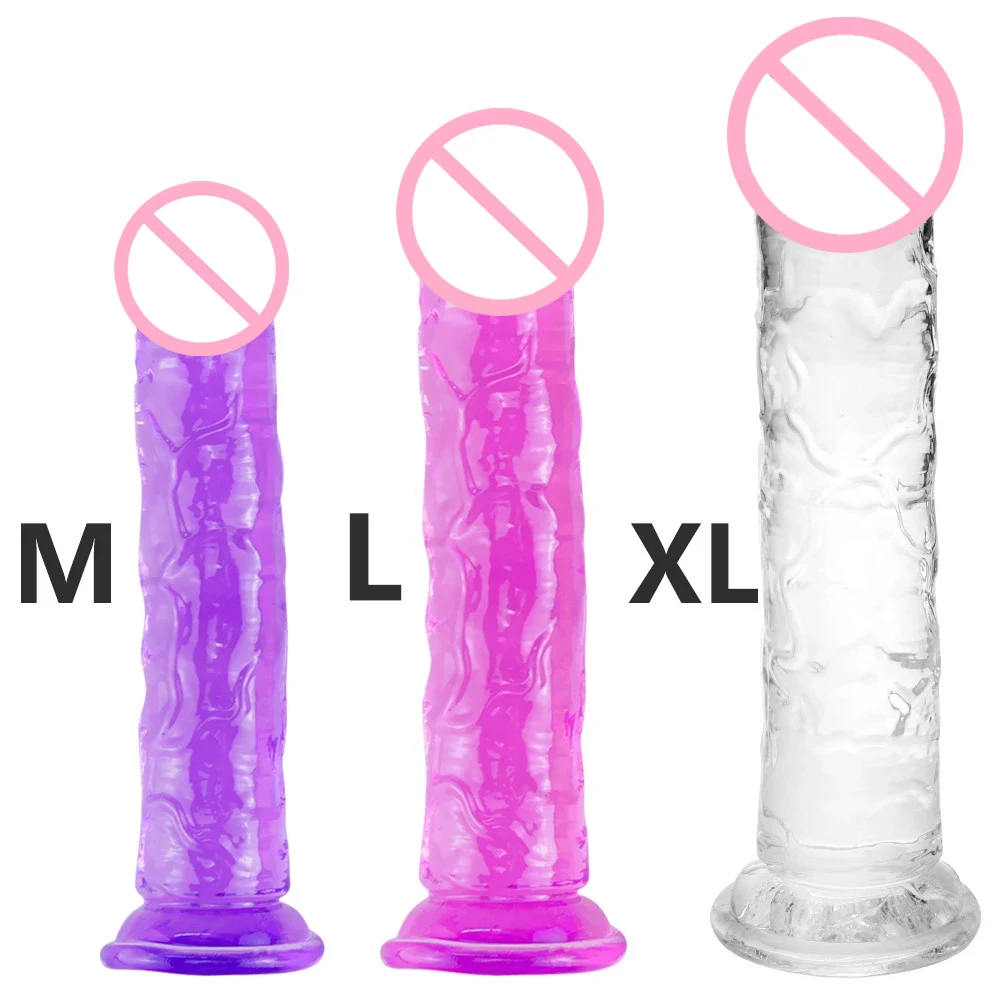 Realistic Dildo Strong Suction Cup Sex Toys for Couples Soft Jelly Big Penis G-Spot Masturbator Women Dildos Toy For Adults Shop