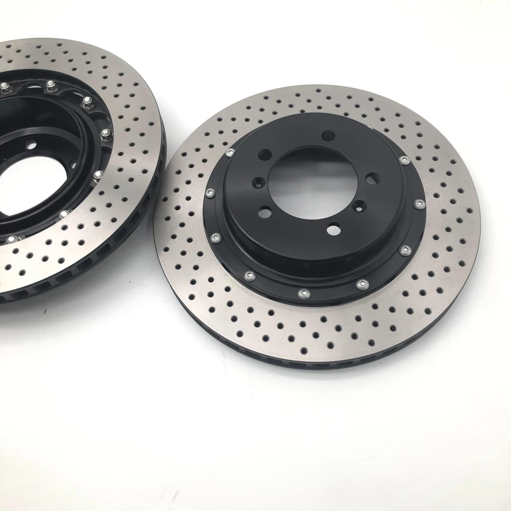 Auto Brake Systems Customized size high-performance noise prevention ventilated split brake disc for Honda Civic EG
