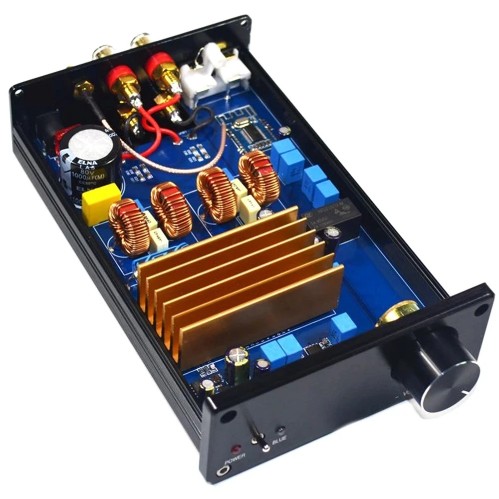 

TPA3255 1000UF/50V DC30V-48V High Power Stereo Digital Class D 4.2 Bluetooth DAC Decoding Amplifier Board