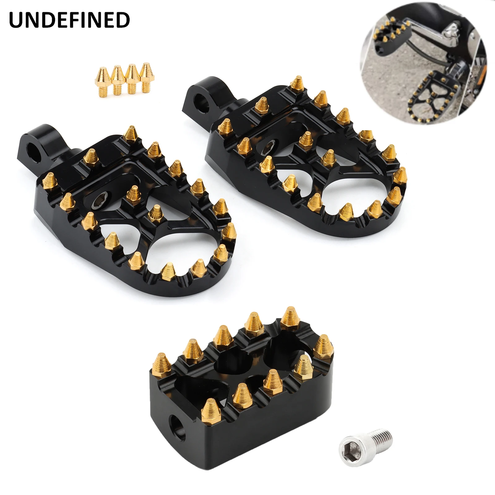 Motorcycle Foot Pegs MX Wide Fat Footrests Pedals W/Shifter Pegs For Harley Sportster XL 883 1200 Dyna Street Bob Bobber Custom