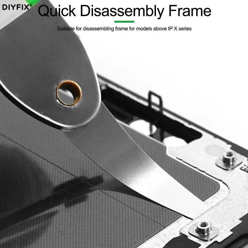 Diyfix flash ferramenta de desmontagem de tela ultrafina, conjunto para reparo de tela de celular com borda