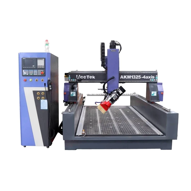 Spindle Rotate 180 Degree 4 Axis Wood Router CNC Milling Carving Machine Price