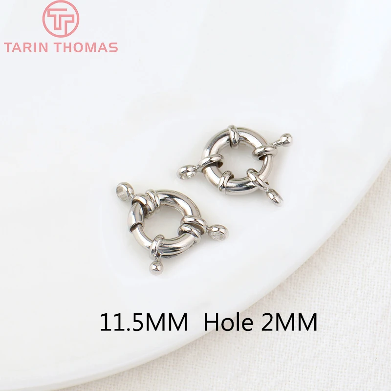 (2751)6PCS 11,5 MM 13MM 15MM 21MM 24K Gold Farbe Messing 2 Löcher Charms armband Stecker Hohe Qualität Diy Schmuck Zubehör – Detail 10