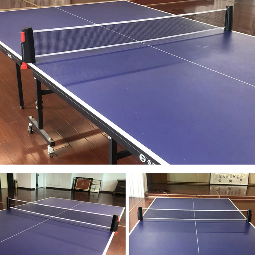 Tragbare Tisch Tennis Net Überall Versenkbare Pingpong Post Net Rack Verstellbare Jedem Tisch Überall Einfach zu Installieren