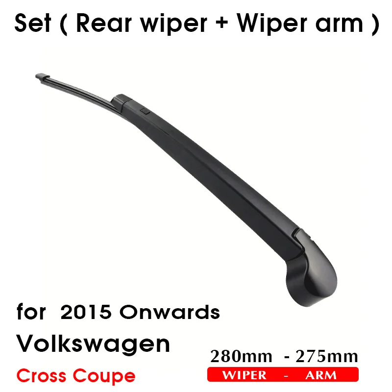 Car Wiper Blade Rear Back Window Windscreen Windshield Wipers Auto Accessories For Volkswagen Cross Coupe 280mm 2015 Onwards