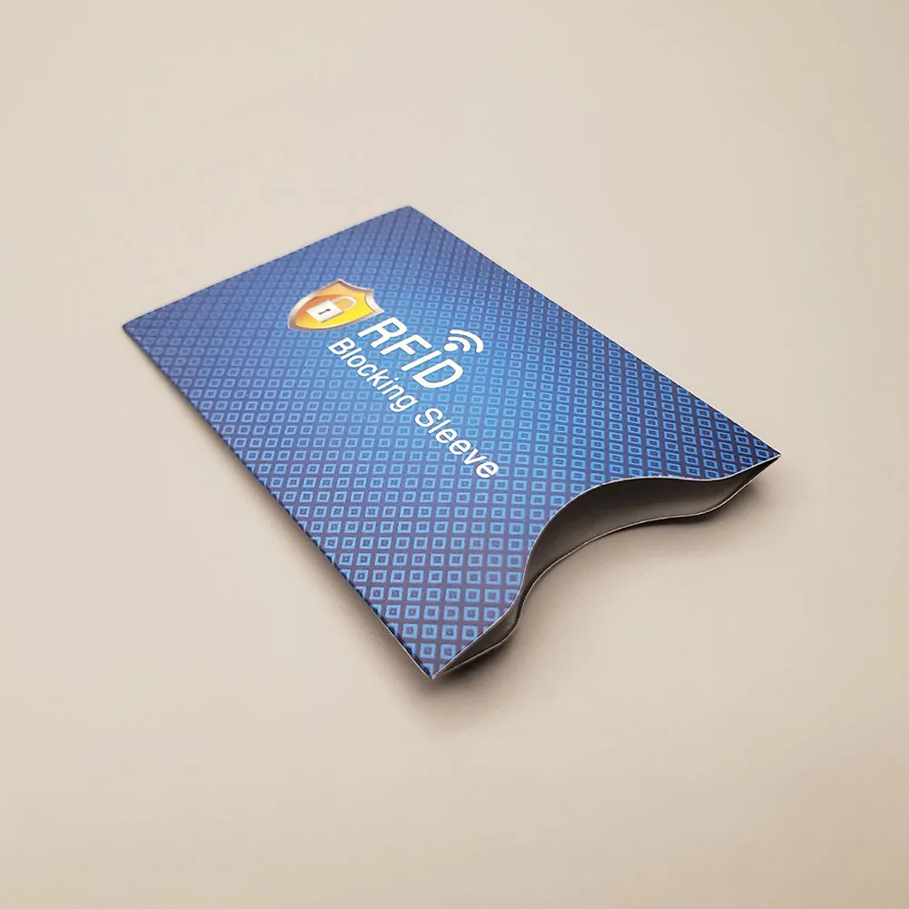 1Pc Anti Rfid NFC Wallet Blocking Reader Lock Bank Card Holder Id Bank Card Case Protection Metal Credit Card Holder Aluminium
