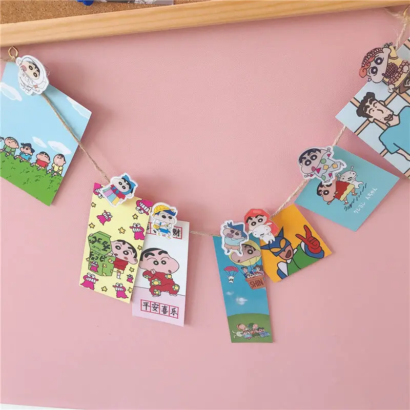 10pcs in random Paperclips Japanese cartoon memo clip Office Clips For School Personal Document Organizing And Classifying