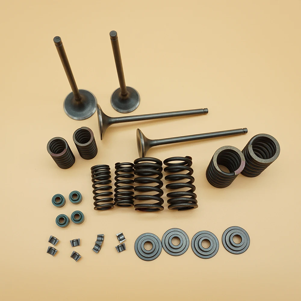 モーターサイクルエキゾーストバルブおよびシールキット,ホンダtrx400extrx400x xr400r 400ex 400x 2x4 1996-2014用ガイド
