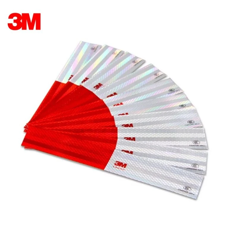 3M Reflective Tape 983D For Car, red &White alternative Waterproof Sticker,Dropshipping