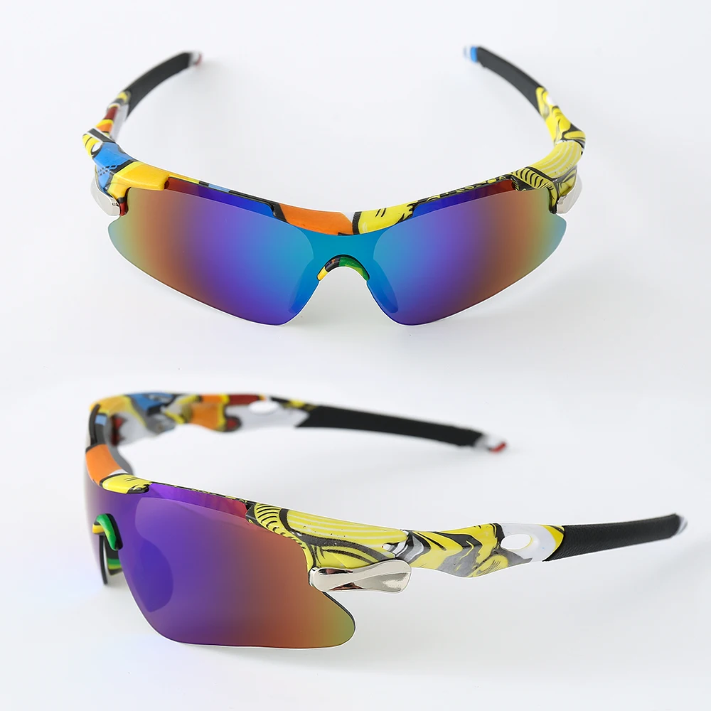 2026 UV400 Outdoor Sport Fietsbril Winddichte Mountainbike Fietsbril voor Heren en Dames Wandelen Rennen