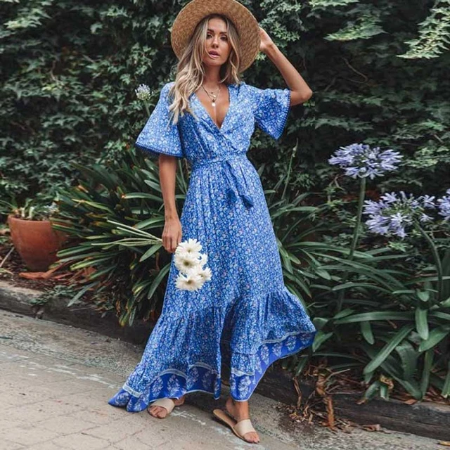 Maxi dresses boho style hotsell