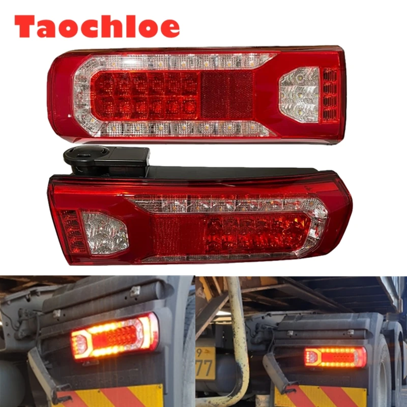 

1 шт. LH RH 24 В светодиодная задняя фара для Mercedes-Benz Trucks Actros MP4 BENZ MP5 lights ANTOS AROCS ATEGO 3 ECONIC 2 UNIMOG