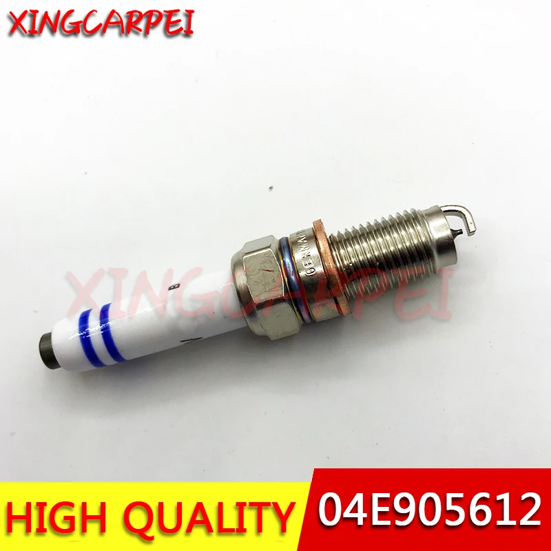 4pcs 04E905612 IRIDIUM Spark Plug for Audi A1 A3 Q3 for VW Volkswagen Beetle Golf Jetta Polo Santana 0241145515 04E 905 612 B C