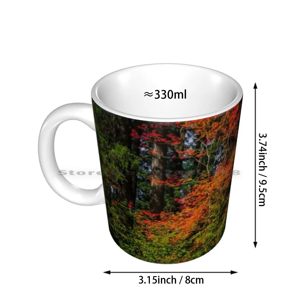 Oregon Autumn Colors Ceramic Mugs Coffee Cups Milk Tea Mug Jon Burch Photography Oregon Autumn Colors Silver Falls State Park