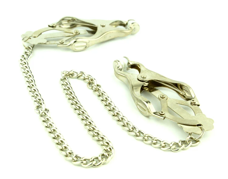 بتلات الجدة الحلمة المشابك الجنس الحميم للأزواج الفضة مثير صنم الكبار منتجات جنسية الحلمة المثيرة اللعب