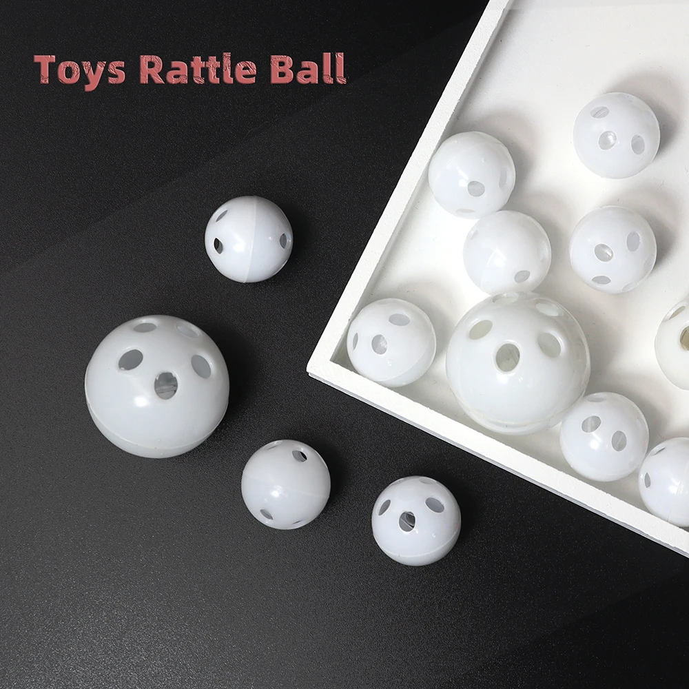 30pcs/50pcs/100pcs Rattle Ball Squeaker For Toys Noise Generator Insert Dog Toy Chew Multi-Specification Plush Toy Accessories