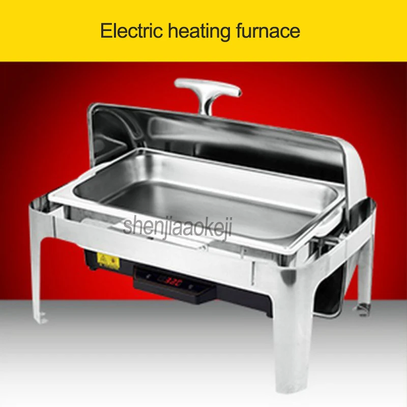 AT-SP148-B Commercial เต็ม Flip-Type ความร้อนบุฟเฟ่ต์เตาไฟฟ้าเตาร้านอาหารโรงแรม Buffay เตา220V/110V